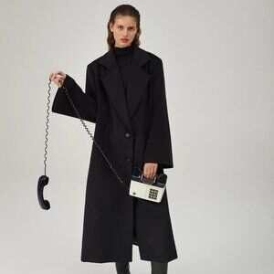 Filippa Hagg OVERSIZED COAT in Black SZ S